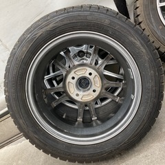 スタッドレス　　155/65R14  17年製ダンロップ　　バリ山の画像