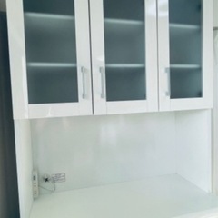 【美品】ニトリ　食器棚 レンジボードの画像