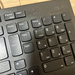 Lenovo 有線キーボード　の画像