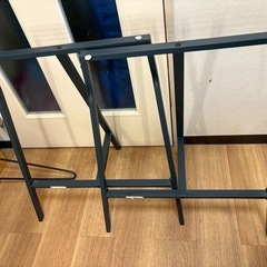 【無料】IKEA レールベリ 天板2枚+リンモン架台 4台の画像