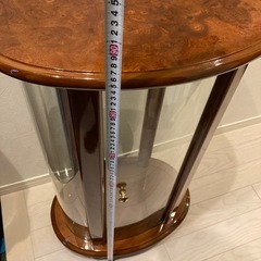 直接引取限定　オーバル型ガラスディスプレイケースの画像