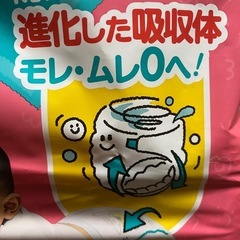 残量４２枚 梱包済み パンパース さらさらケア テープ Sサイズ 男女共用 体重4Kg～8Kg 箱ちょうど良いのが無くて無造作ですの画像