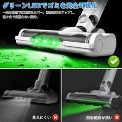 掃除機⭐️コードレス 65Kpa超強力吸引 50分連続稼働 LEDライト 低騒音の画像