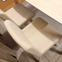 【〆】ダイニングセット 幅120cm 【4点セット】　ベンチほぼ未使用の画像