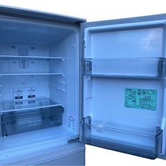 ★三菱 ノンフロン冷凍冷蔵庫 MR-P15F-W 2020年製の画像