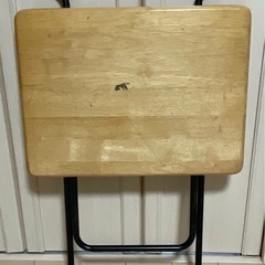 日本製折りたたみテーブル　幅60cm×奥行き45cm×高さ65cmの画像