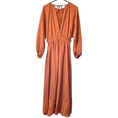 ティティベイト セレクト❤バックシャンギャザーワンピース　Mサイズ　ロングワンピースの画像