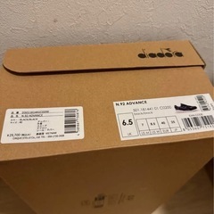 【新品未使用】定価29,700円Diadora N.92 ADVANCEブラックユニセックス スニーカー　ディアドラの画像