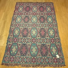 インド綿　ラグの画像