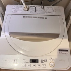 シャープ洗濯機4.5L   状態◎の画像