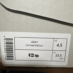 新品未使用 SANGACIO    にゅスニーカー 10周年記念モデルの画像