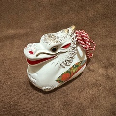 🐴🎍🗻【縁起物・干支飾りセット】陶器製 薬師窯 他 正月飾り 開運 玄関置き 開運招福の画像
