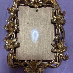 アクセサリーボックス、鏡、真鍮写真立ての画像