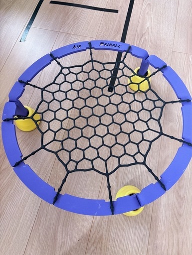 良い エアドリブル バスケットボール 練習用ネット 紫色