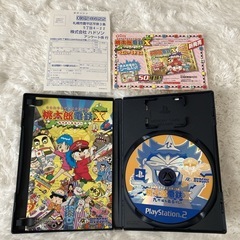 PS2本体　動作確認済み　すぐ遊べるセット　SCPH-30000　桃太郎電鉄X付の画像