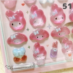 ボンボンドロップシール 7枚 サンリオキャラクターの画像