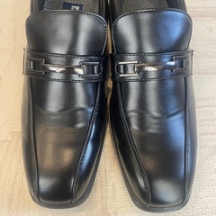 ブラック ストレートチップ 25cm ドレスシューズ ビジネスシューズの画像