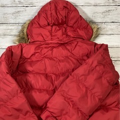 UNIQLO フード付ジャンバー120サイズ　レッドの画像