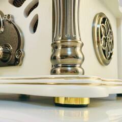 昭和レトロ風レコードプレーヤー（新品未開封）の画像