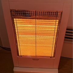 TEKNOS テクノス 直管型ハロゲンヒーター PH-1211W ホワイト 1200W 3灯 首振り電気ストーブ カーボンヒーターの画像