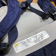 mont-bell　モンベル　ポケッタブル ベビーキャリア(ネイビー)使用感あり・セカンド抱っこ紐に◎の画像