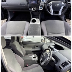 《自社ローン対応⭕️》［新潟県］【トヨタ プリウスα 1.8 S Lセレクション】現金販売から自社ローン幅広い購入方法で対応❗️審査通過率98%、ブラックOK、格安中古車販売店【オーシャンデザイン】✨ナビ✨の画像