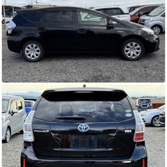 《自社ローン対応⭕️》［新潟県］【トヨタ プリウスα 1.8 S Lセレクション】現金販売から自社ローン幅広い購入方法で対応❗️審査通過率98%、ブラックOK、格安中古車販売店【オーシャンデザイン】✨ナビ✨の画像