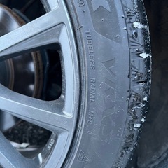 スタッドレスタイヤ　 ブリヂストン VRX3  アルミホイール4本セットの画像