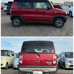 《自社ローン対応⭕️》［新潟県］【スズキ ハスラー 660 G 4WD】現金販売から自社ローン幅広い購入方法で対応❗️審査通過率98%、ブラックOK、格安中古車販売店【オーシャンデザイン】✨ナビ✨の画像