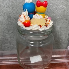 ドラえもん&ドラミちゃん　ガラスキャニスターの画像