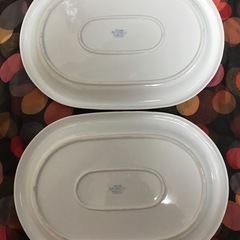 楕円形 大皿 2枚（1枚〜）の画像