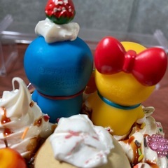 ドラえもん&ドラミちゃん　ガラスキャニスターの画像