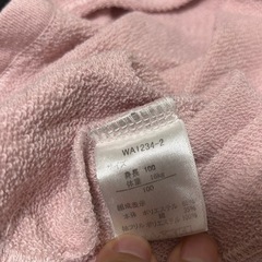 アンパンマン ガール 長袖トレーナー ピンク 100cmの画像