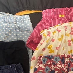 子ども服 まとめ売り 7点セット アンパンマン 星柄 花柄 リボンなどの画像