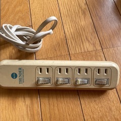  エルパ電源タップ 4口コンセント の画像