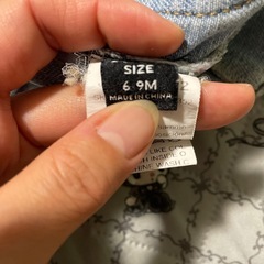 デニムスカート 70センチくらい？（当方1歳半位まで着てました） ベビーの画像