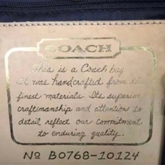 ⭐️タイムセール早い者勝ち美品⭐ 神戸大丸購入！コーチ ハンドバッグ プラダの画像