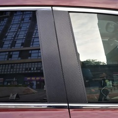 Y⭐️新品・未使用⭐️🟪3Dカーボンファイバーテープ🟪10cm×300cm🟪材質：PVC🟪自己粘着性ストリップ🟪傷防止テープ🟪中柱ドア窓などに❗️の画像