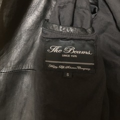 値下げしました BEAMSライダースジャケットの画像