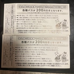 よみうりランド入園ご招待券ペアチケットの画像