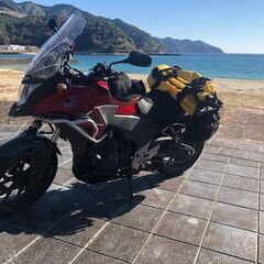 400ccバイク売ります　現在ナンバー付　以前は通勤で毎日４２km使用　直近ツーリング結果450km走行、消費ガス12L(燃費35)　ホンダ400X　走行距離72,000キロの画像