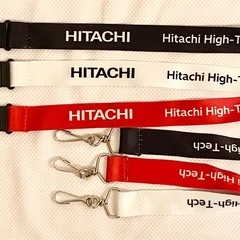 未使用 HITACHI ネックストラップ 3本 マルチストラップ 日立の画像