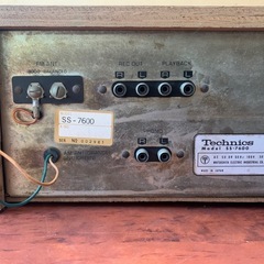 Technics テクニクス ステレオシステム SS-7600  FM AMの画像