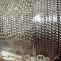 ステンレスワイヤー100m   スリーブ100個　SUS304の画像