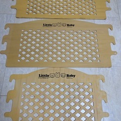 無垢材　ベビーゲート　据え置きタイプの画像