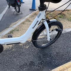 中古20インチ Panasonic電動アシスト自転車　8.9Ah4点灯　大阪の画像