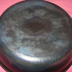 ２８ｃｍ深型鉄フライパン（窒化加工）（底部変形あり中古）の画像