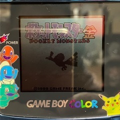 中古 レトロゲーム ゲームボーイカラー ブルーメタリックシェルの画像