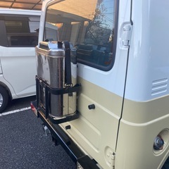 ジムニータンク用背面キャリア　ステンレスタンク付きの画像