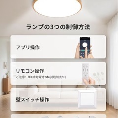 【新品】LED木目調シーリングライト　の画像